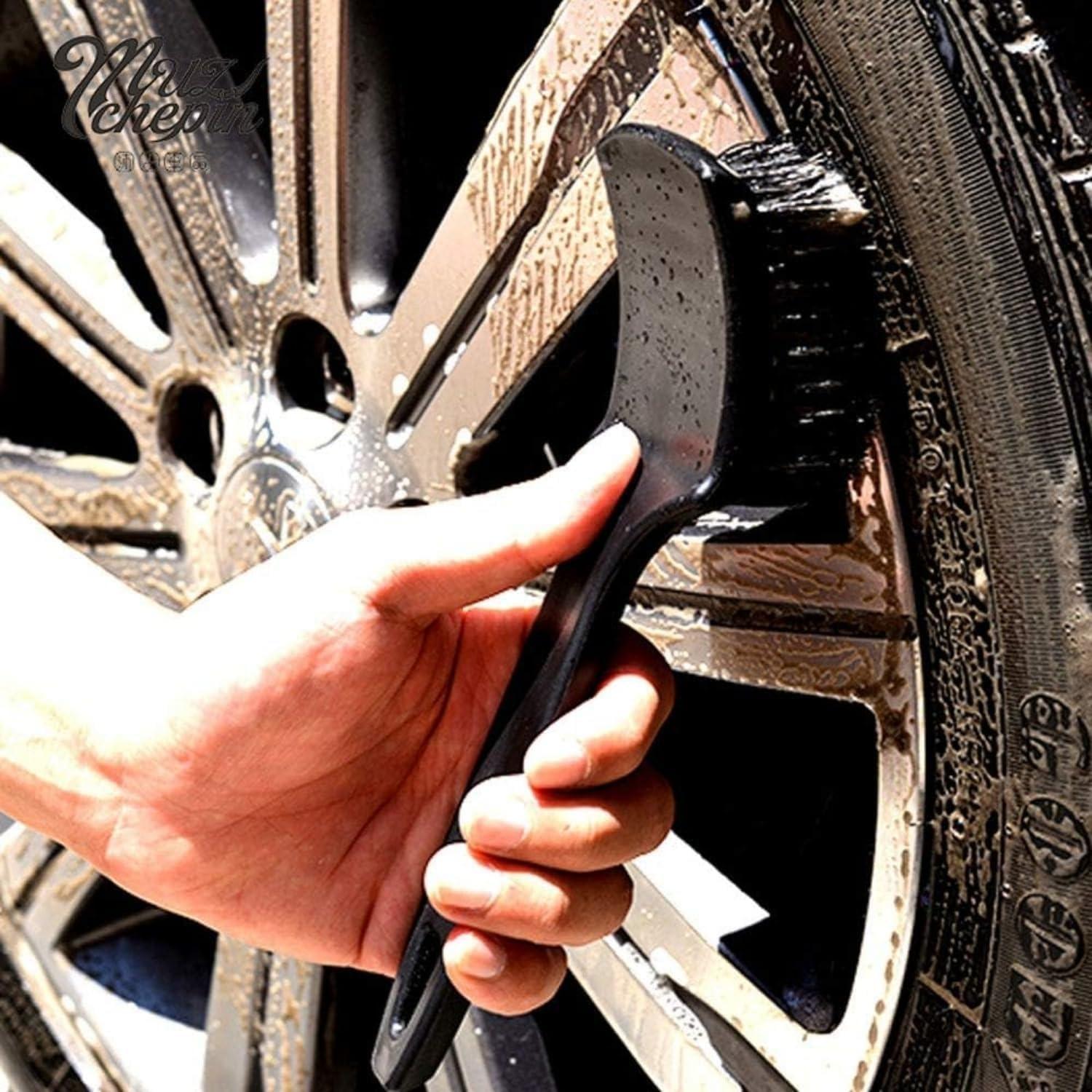 Juego de Cepillos de Limpieza Vidspl para Llantas y Neumáticos