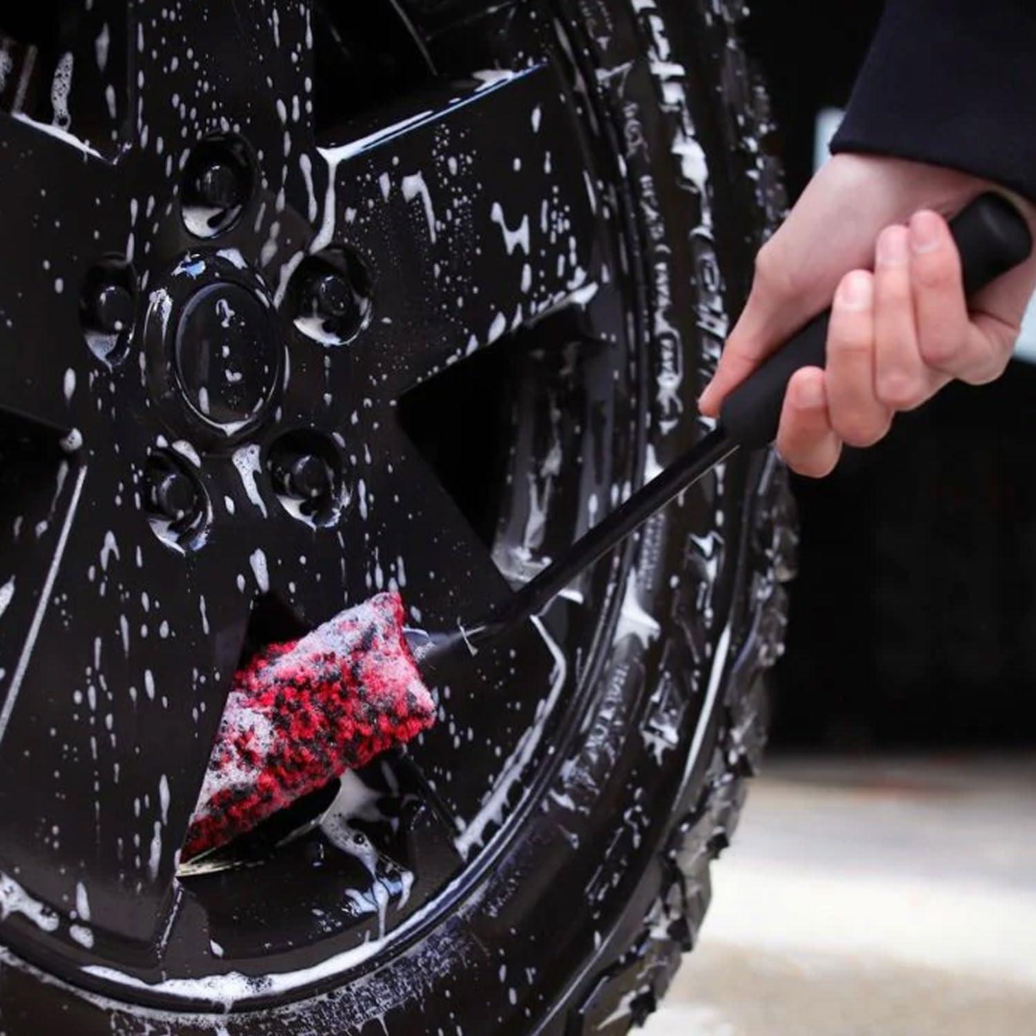 Cepillo para Limpiar Neumáticos Ethos - Nylon Ergonómico 238g