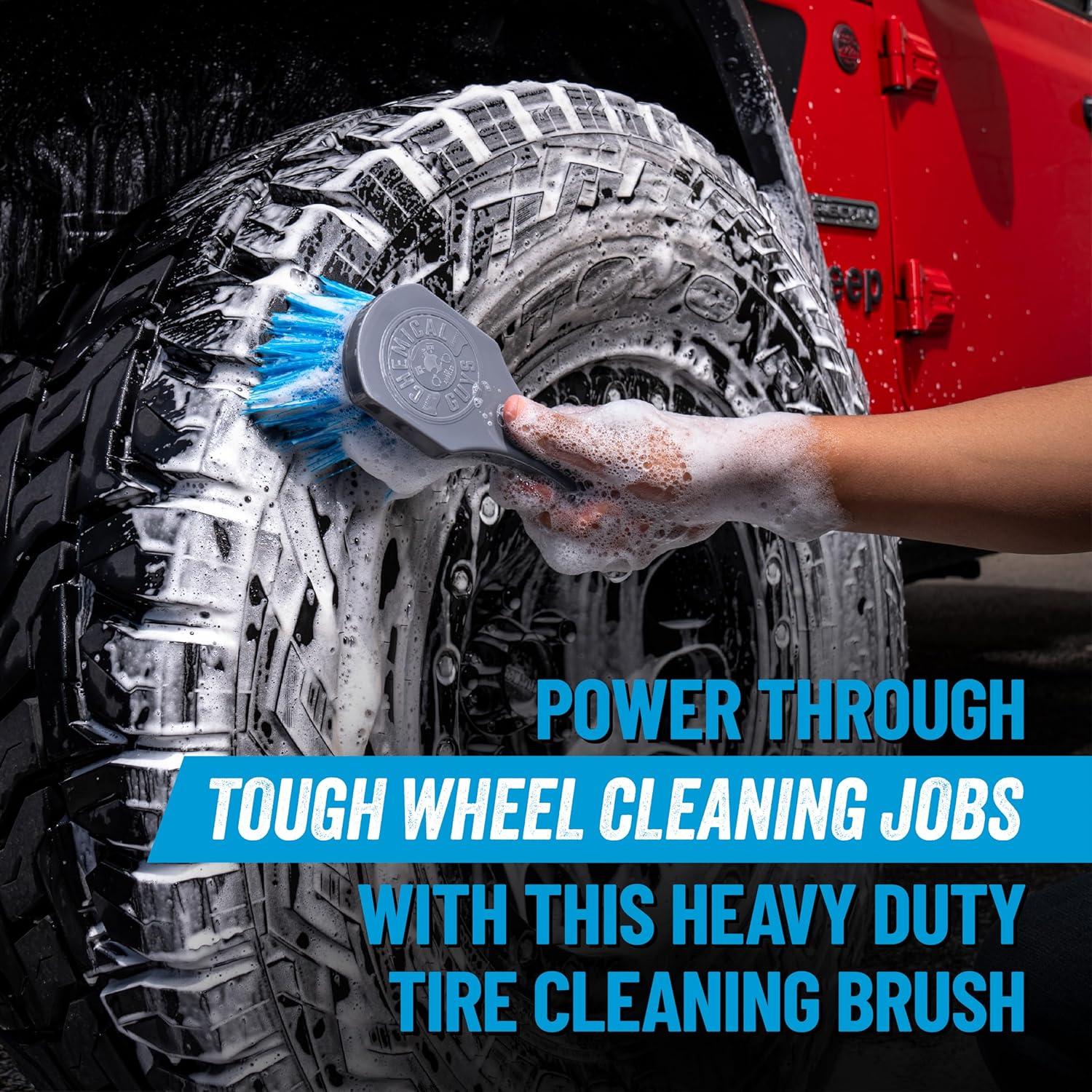 Cepillo de Neumáticos Big Blue Stiffy Chemical Guys - Azul