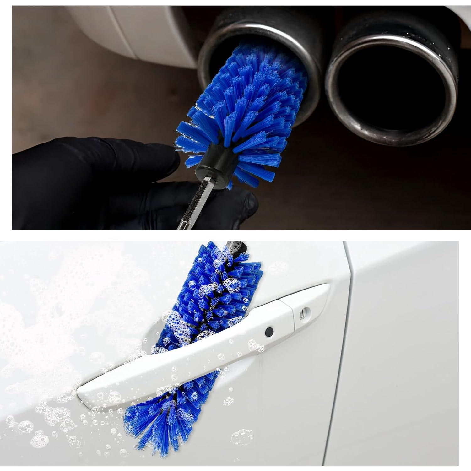 Cepillo de Taladro MUQIDA para Ruedas de Coche, 25x6 cm