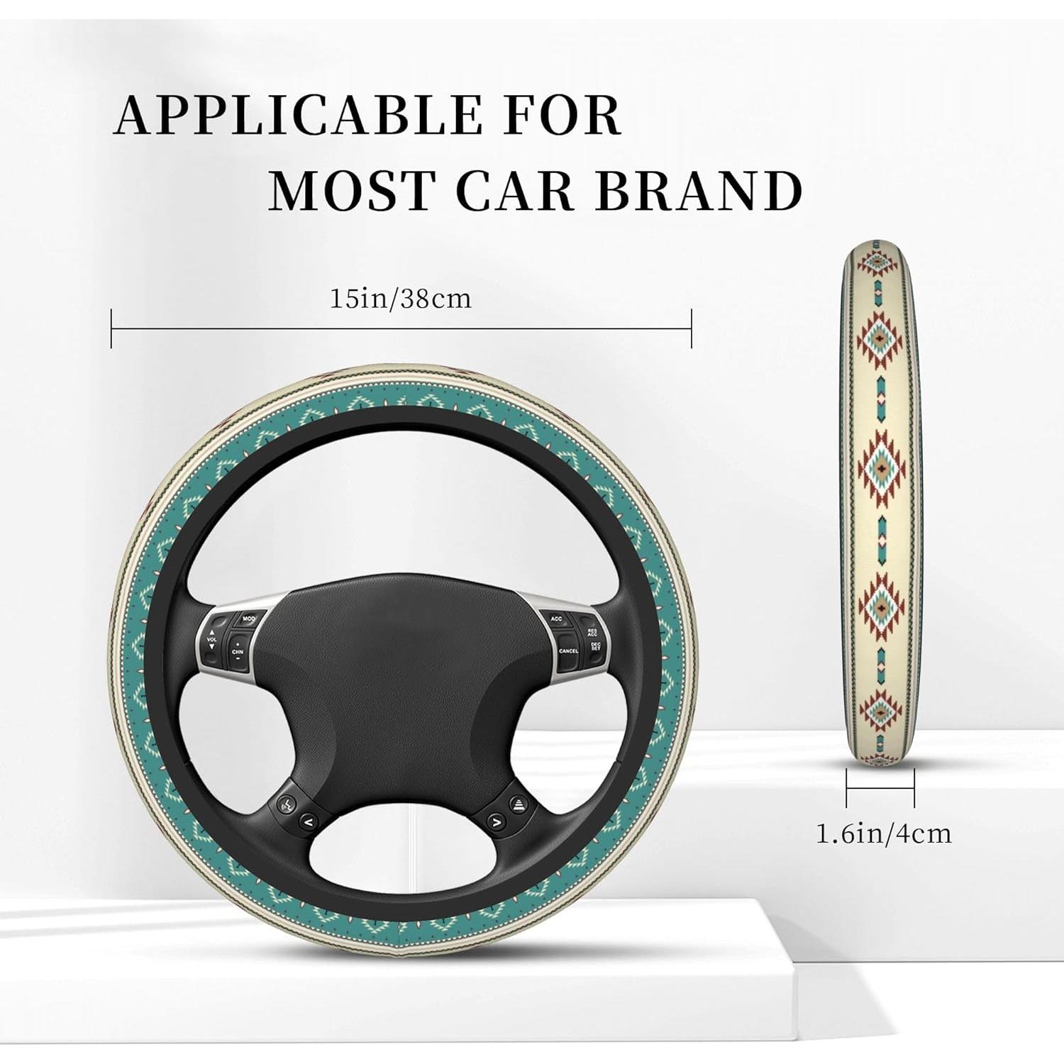 Funda de Volante BEIANSHUO Universal 38-39 cm Neopreno Antideslizante