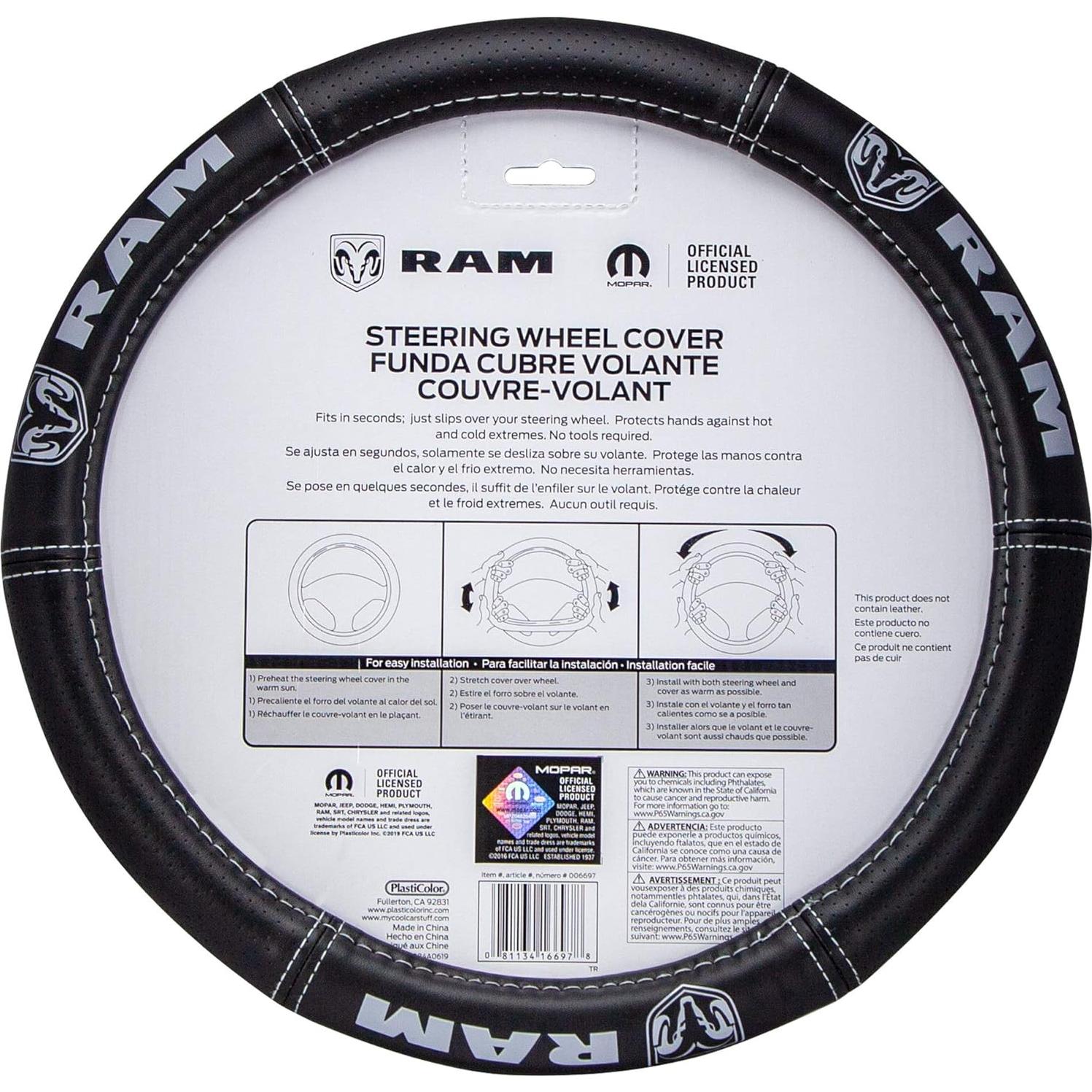 Cubierta de Volante RAM Deluxe Plasticolor 006697R25 36.83-38.10 cm