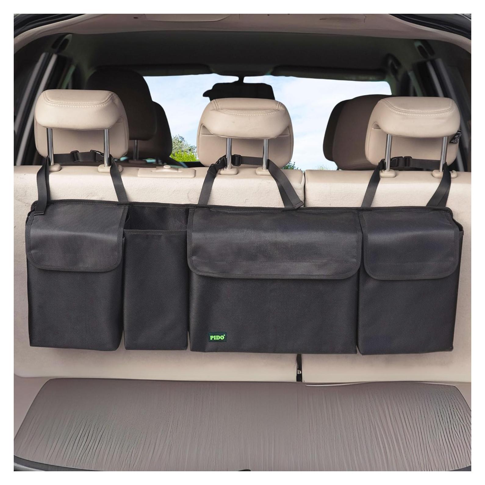 Organizador de Maletero Colgante PIDO, Tela 1680D, Negro