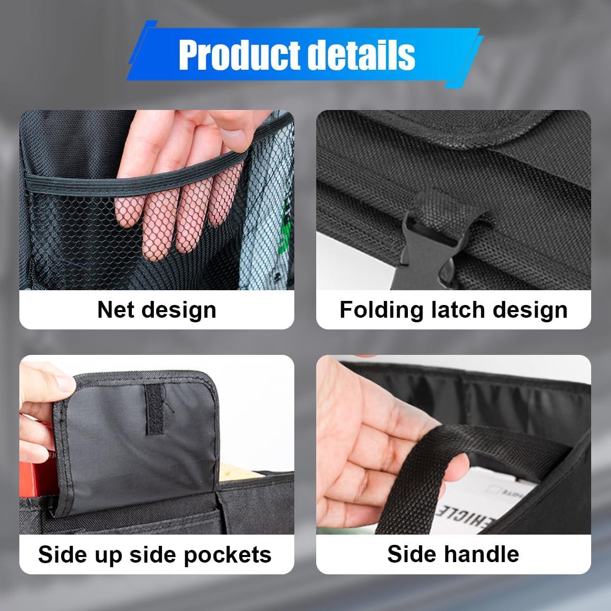 Organizador de Maletero ZIMISI Negro 53x38x25.5 cm Impermeable