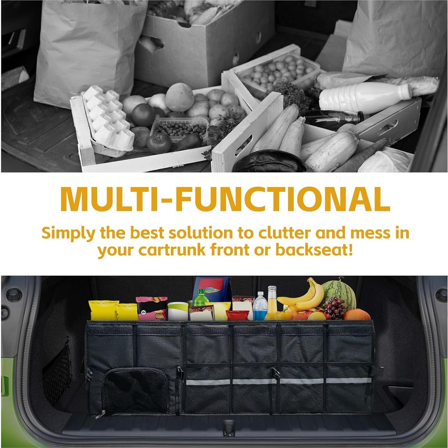 Organizador de Maletero RYUNVOVO 112L con Compartimento para Zapatos