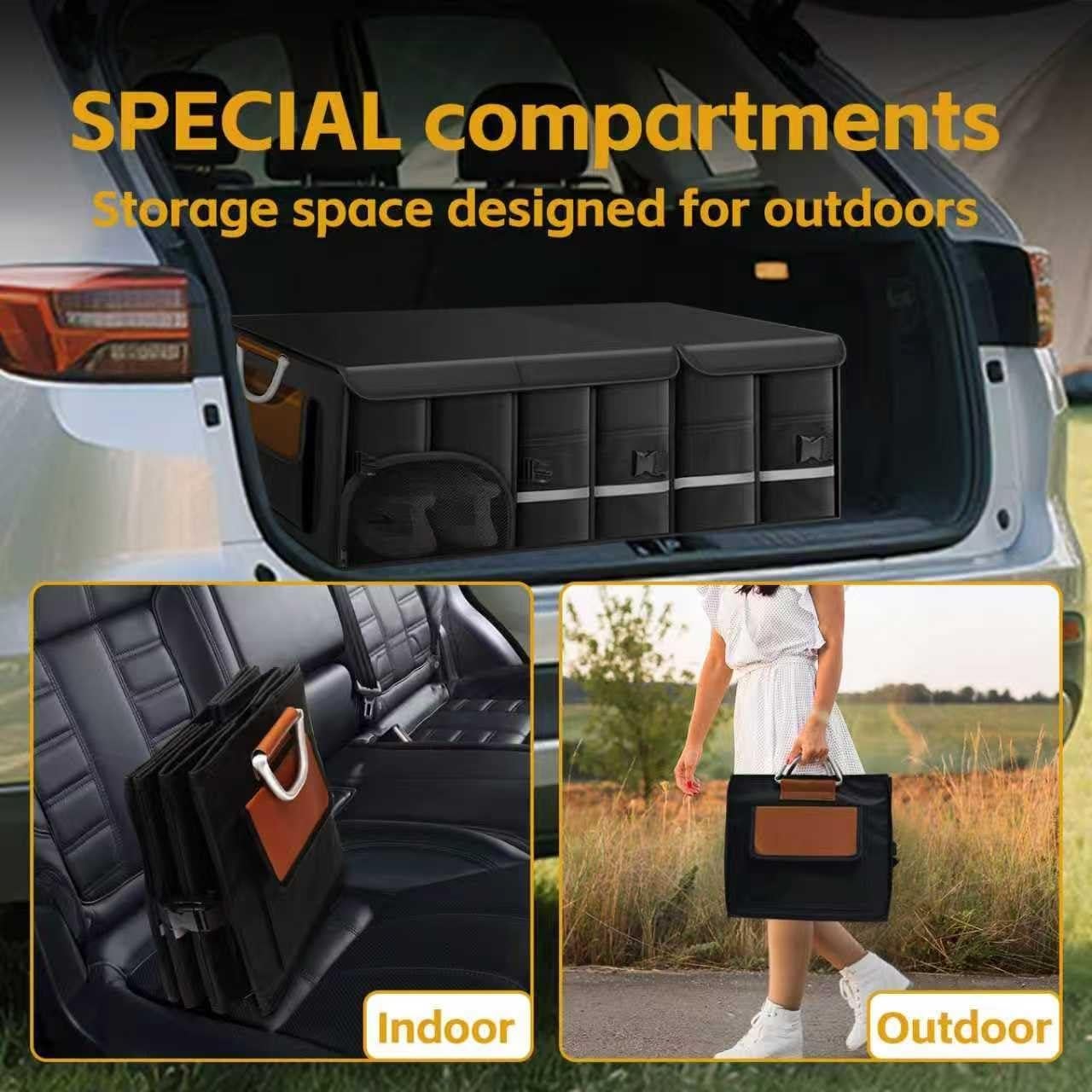 Organizador de Maletero RYUNVOVO 112L con Compartimento para Zapatos