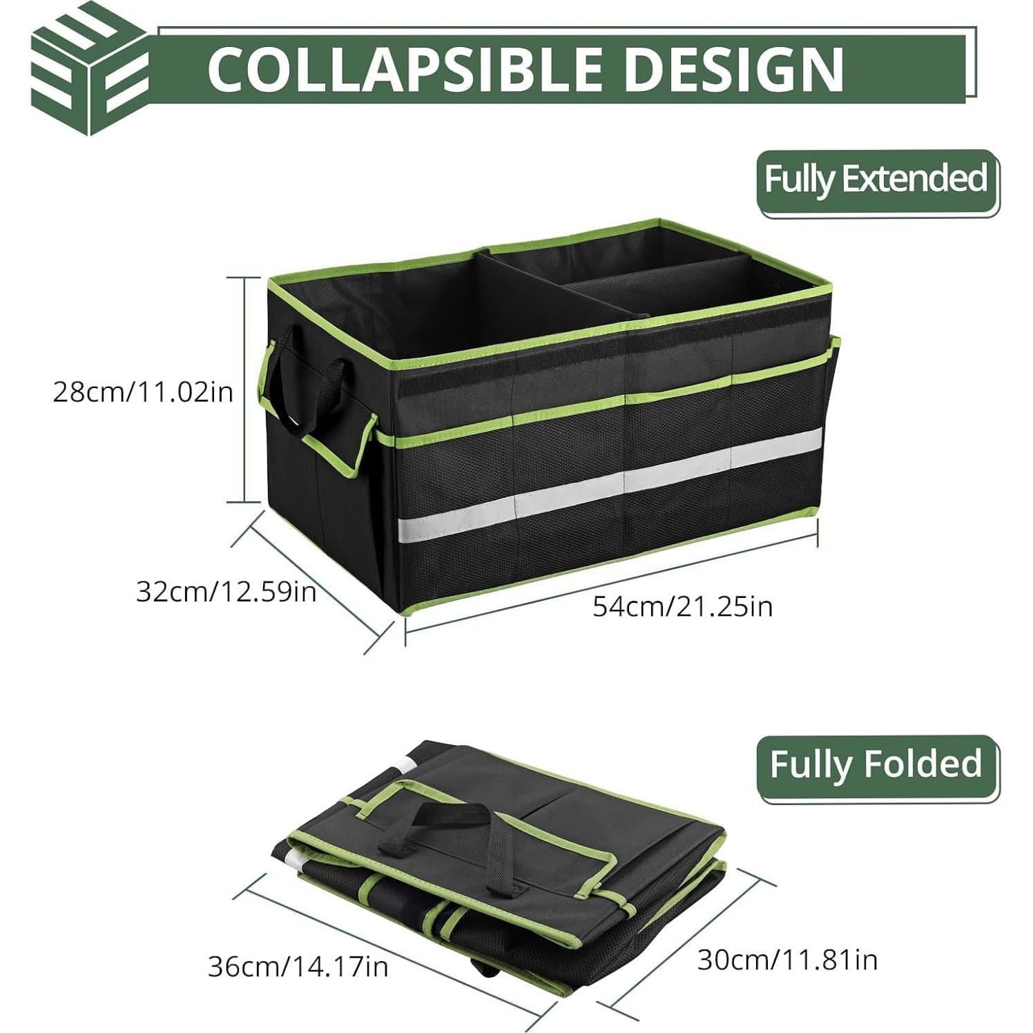 Organizador de Maletero de Coche EYPINS 50L Plegable Impermeable