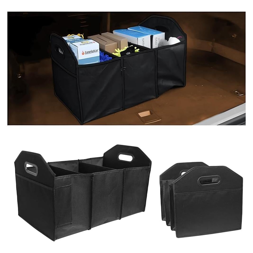 Organizador de Maletero KHGUZ 42L Plegable Impermeable Negro