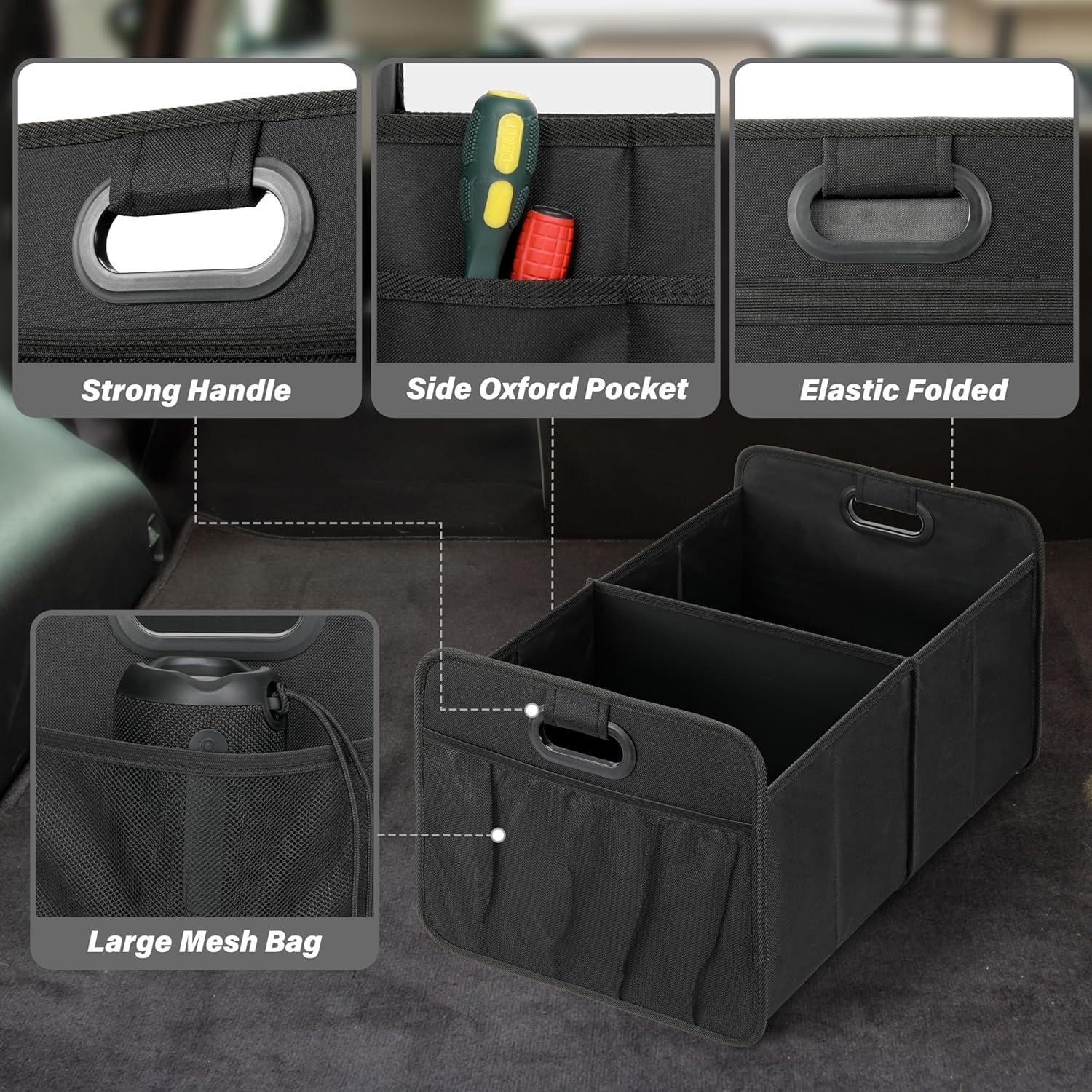 Organizador de Maletero HealSmart Plegable 50L Antideslizante