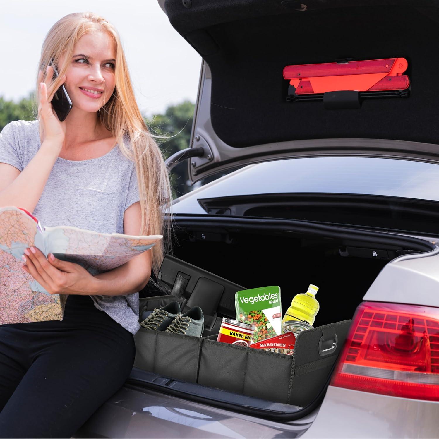 Organizador de Maletero HealSmart Plegable 50L Antideslizante