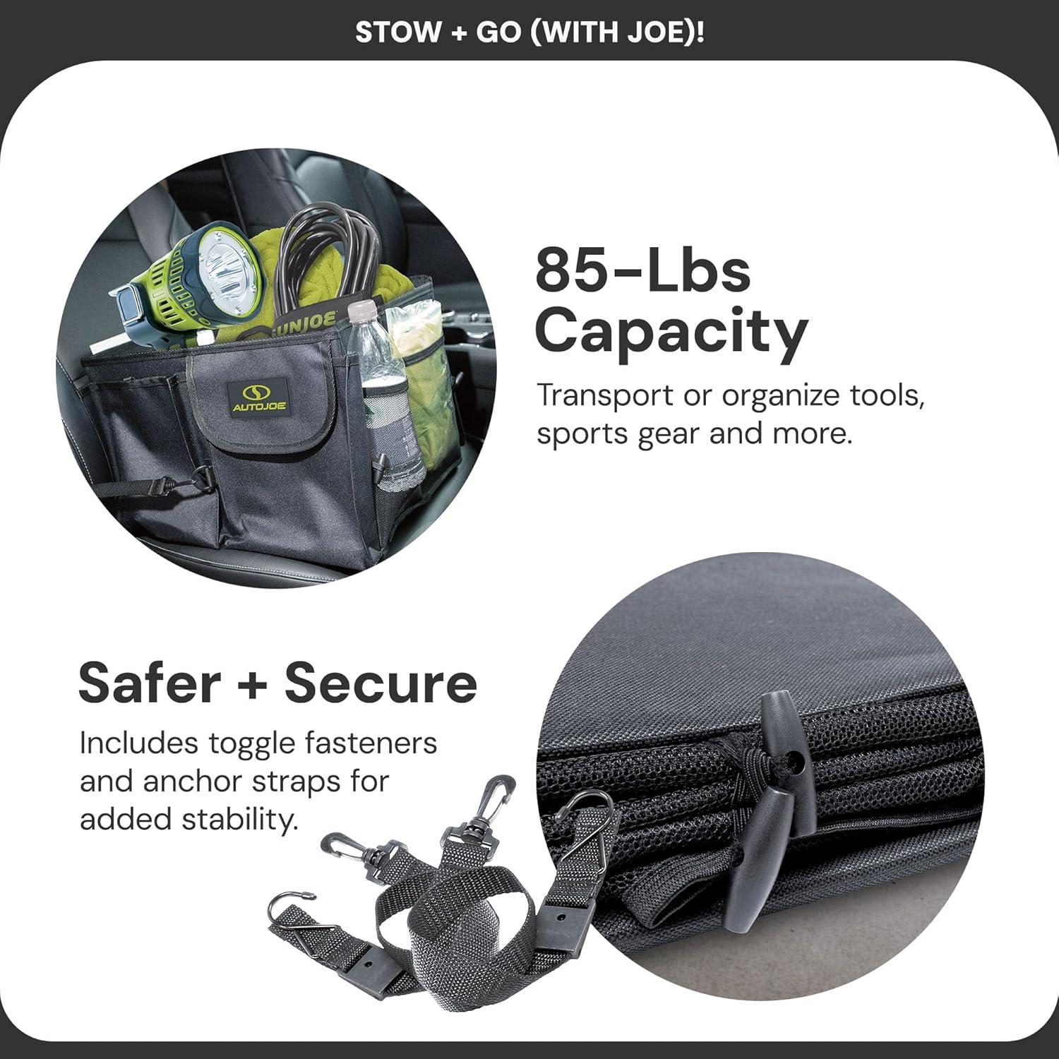 Organizador Plegable de Maletero Auto Joe ATJ-CTSO-BLK Negro