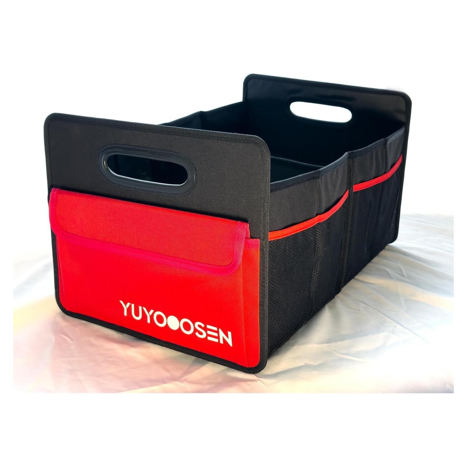 Organizador de Maletero YUYOOOSEN Negro Impermeable 33x61x36 cm