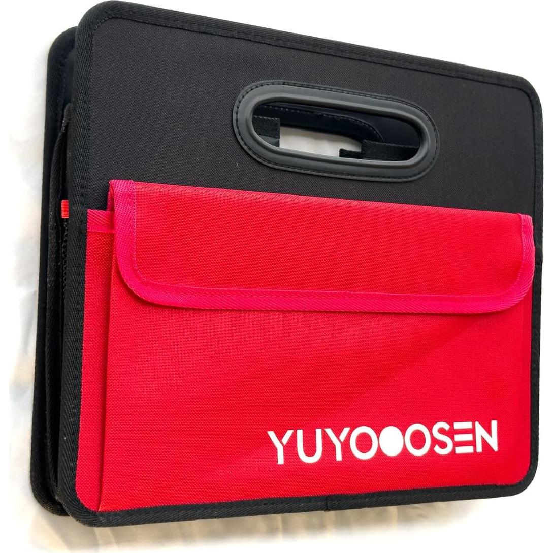 Organizador de Maletero YUYOOOSEN Negro Impermeable 33x61x36 cm
