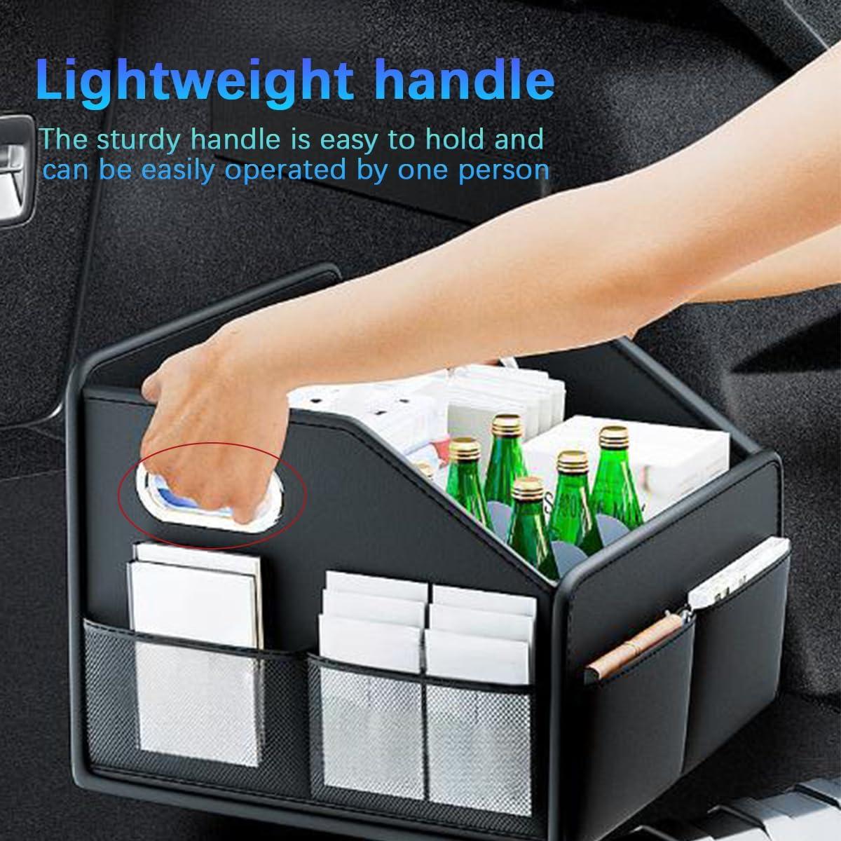 Organizador de Maletero de Coche Sandfren Plegable 6 Compartimentos