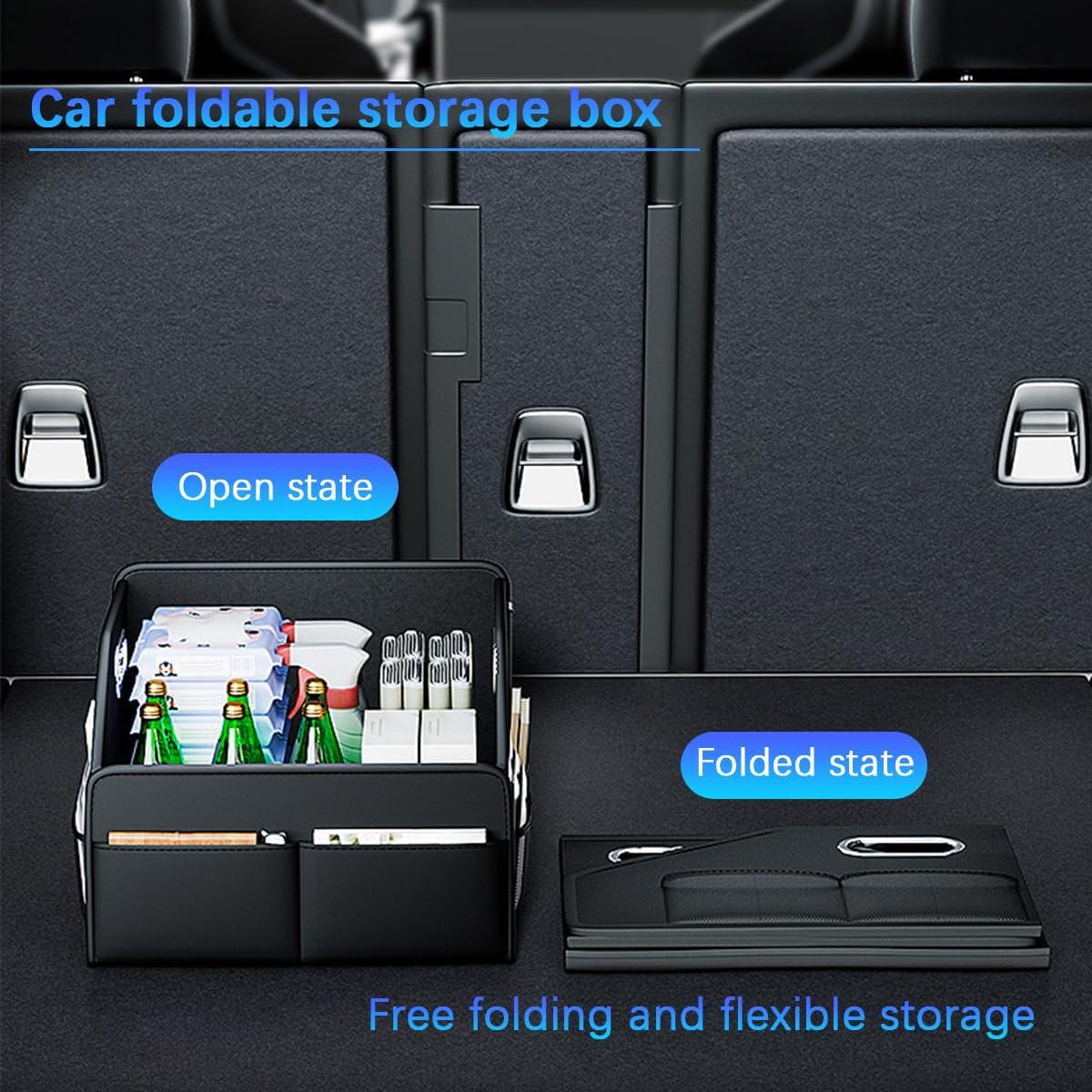 Organizador de Maletero de Coche Sandfren Plegable 6 Compartimentos