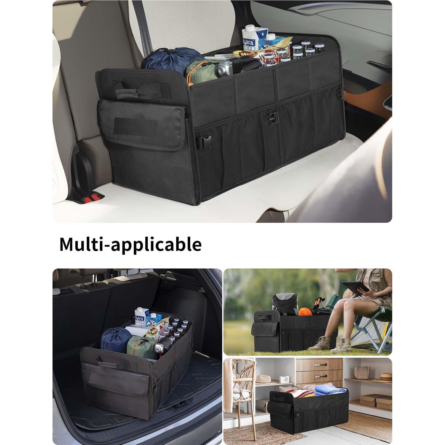 Organizador de Maletero para SUV Genérico 72L Plegable Negro