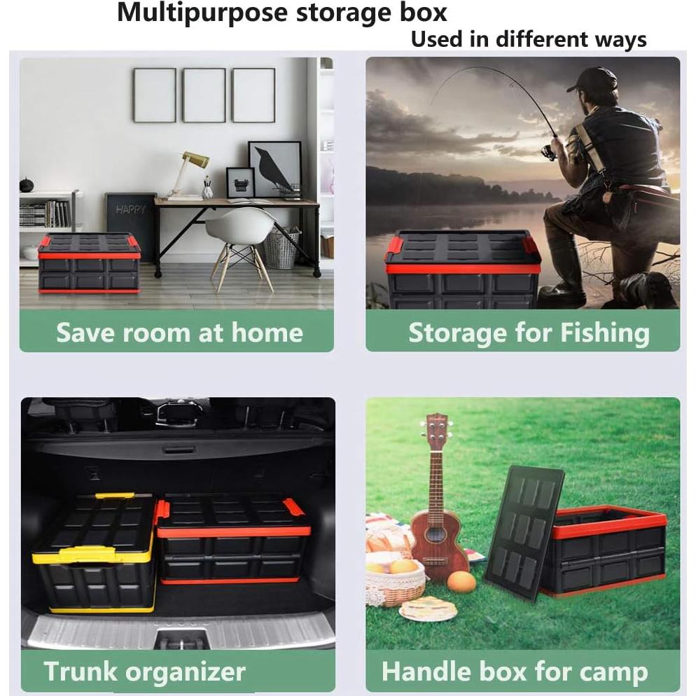 Caja de Almacenamiento Plegable KINGCAV 30L 2 Piezas