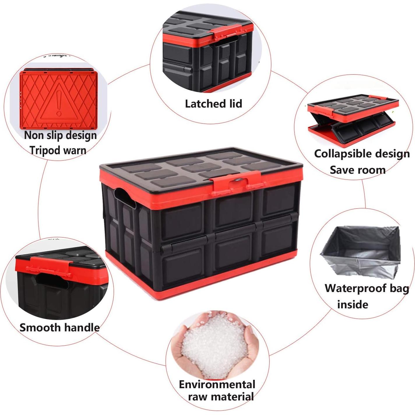 Caja de Almacenamiento Plegable KINGCAV 30L 2 Piezas