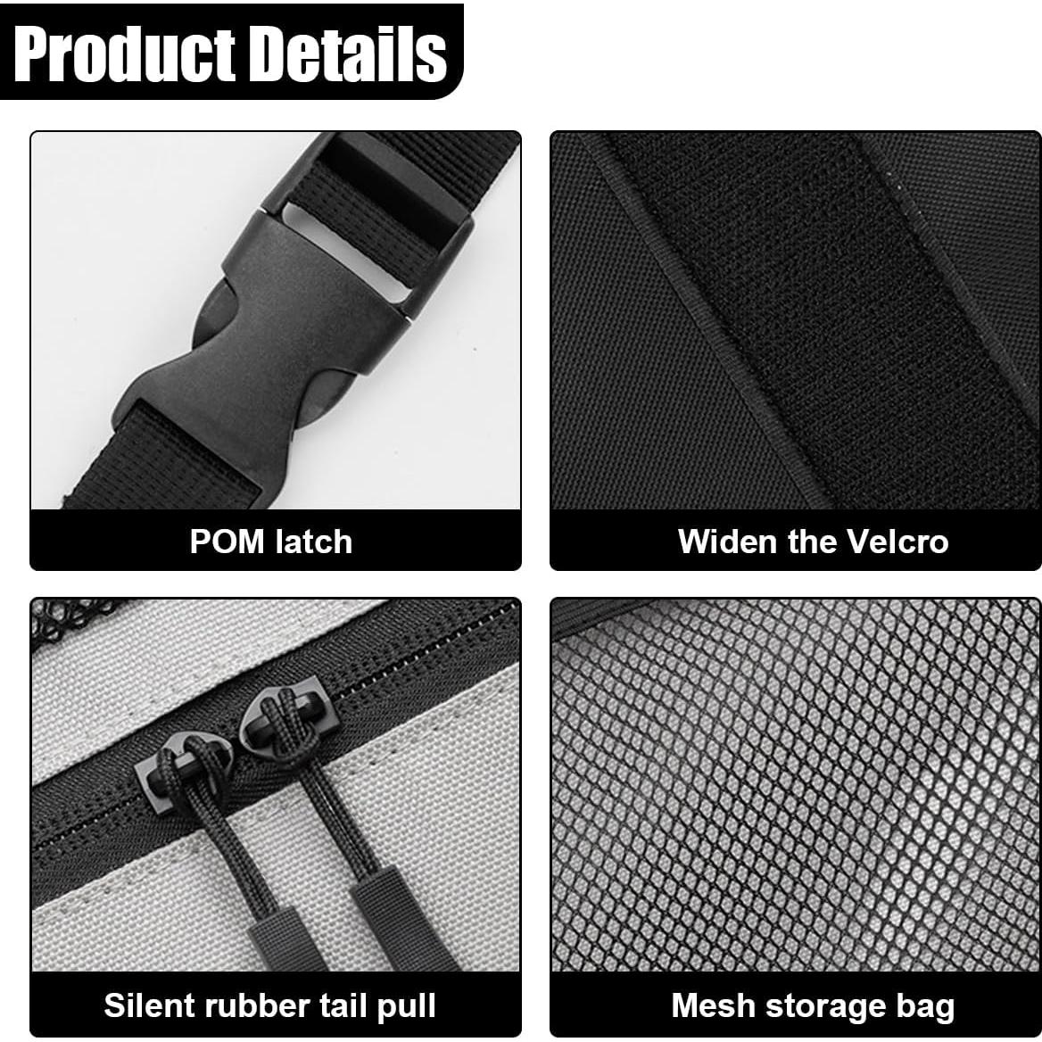 Organizador de Maletero UHANBUT para Coche Negro 105x53.5cm