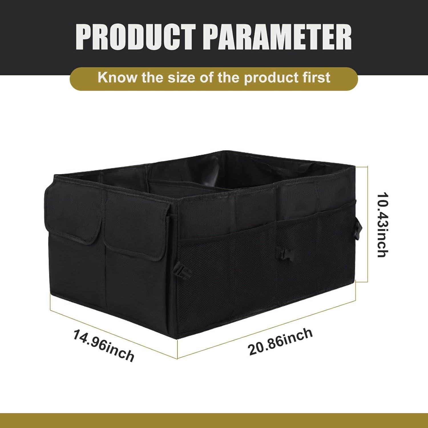 Bolsa de Almacenamiento para Maletero de Coche getfay 560x390x265mm