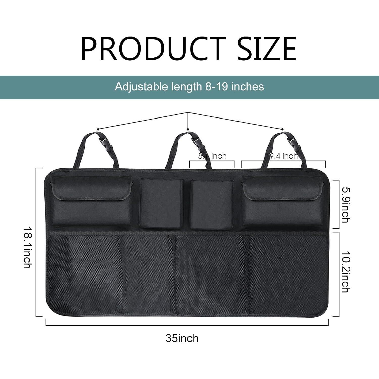 Organizador de Maletero de Coche Ferianl 90x46 cm Plegable