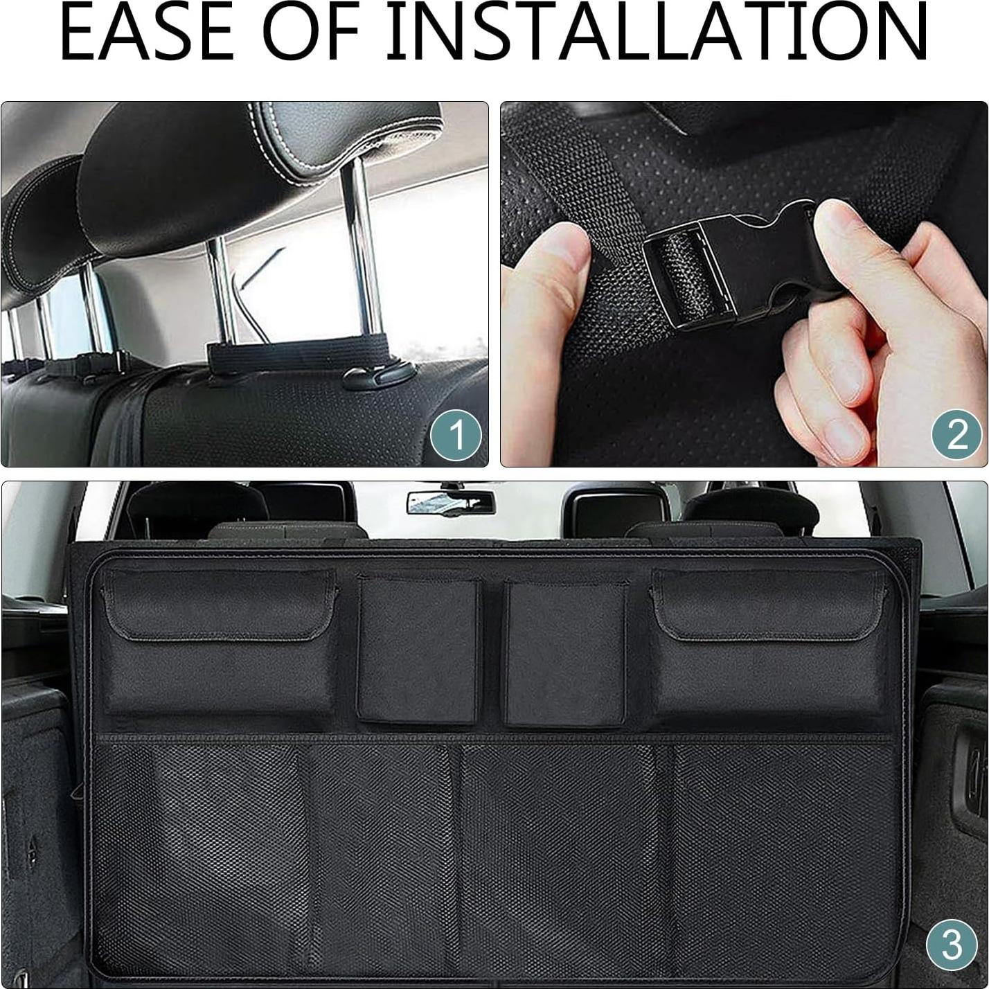 Organizador de Maletero de Coche Ferianl 90x46 cm Plegable