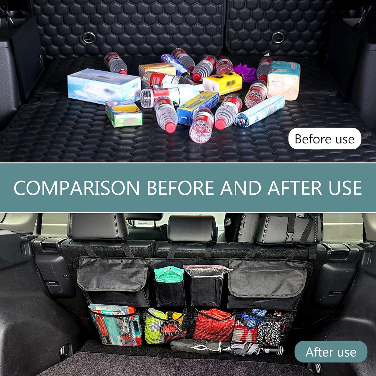 Organizador de Maletero de Coche Ferianl 90x46 cm Plegable