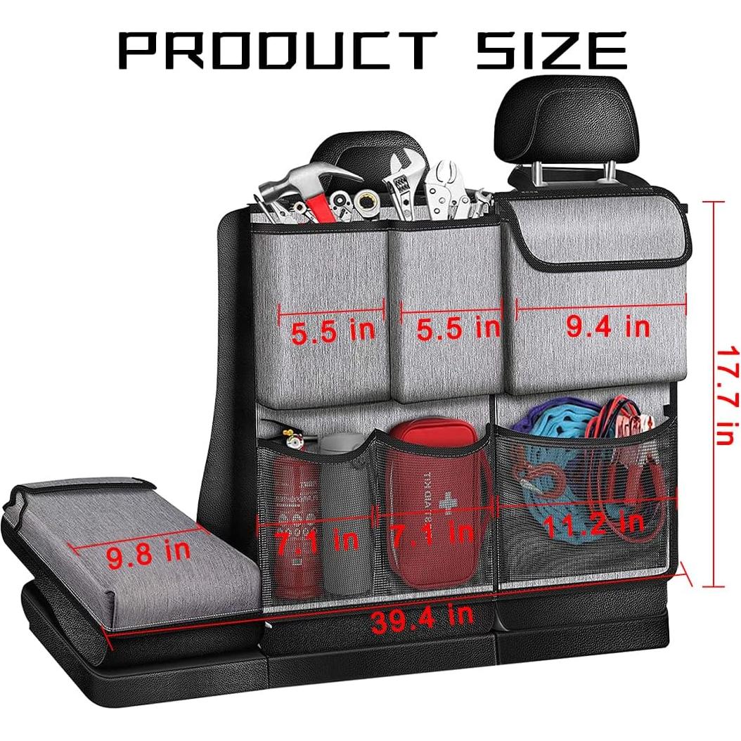 Organizador de Maletero de Coche Mandark Gris 100x45 cm Impermeable