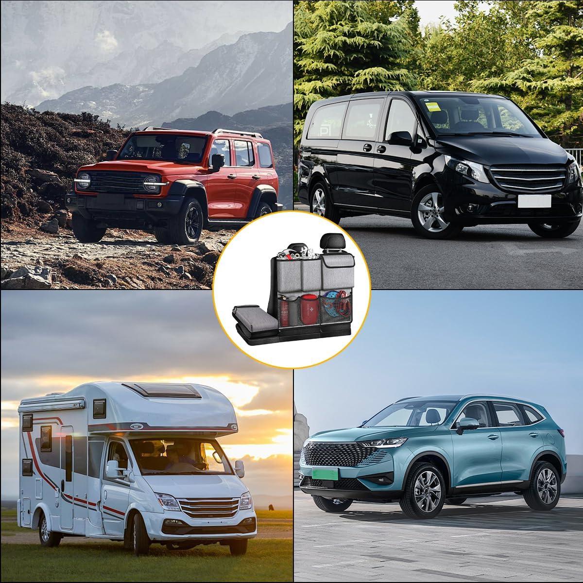 Organizador de Maletero de Coche Mandark Gris 100x45 cm Impermeable