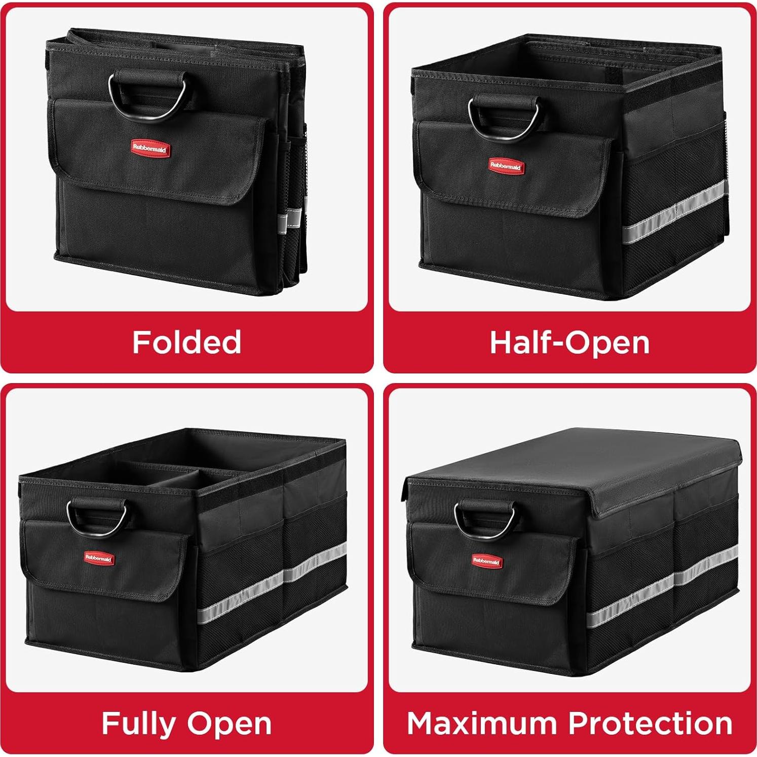 Organizador de Maletero Plegable Rubbermaid 59x32.9x30 cm