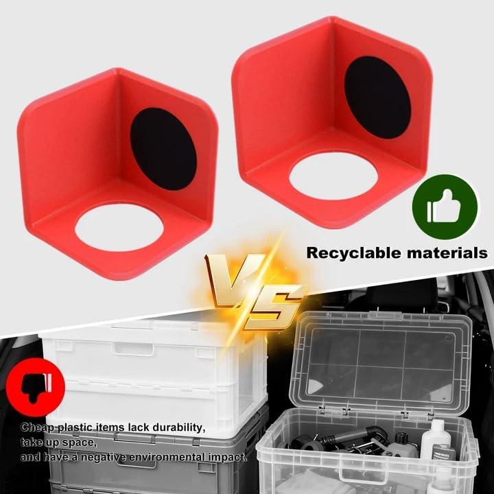 Organizador de Maletero RULLINE Azul Plegable con Divisores Ajustables