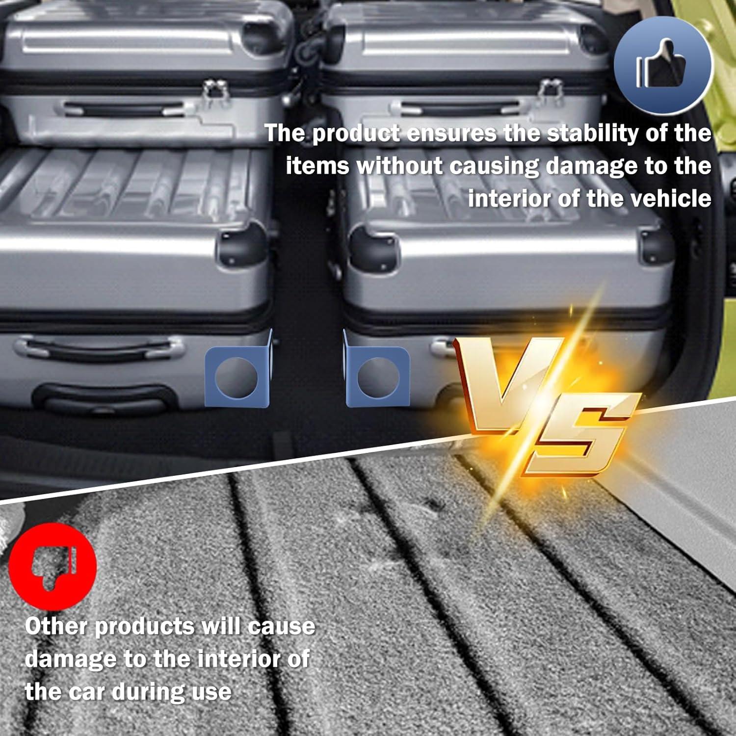 Organizador de Maletero RULLINE Azul Plegable con Divisores Ajustables