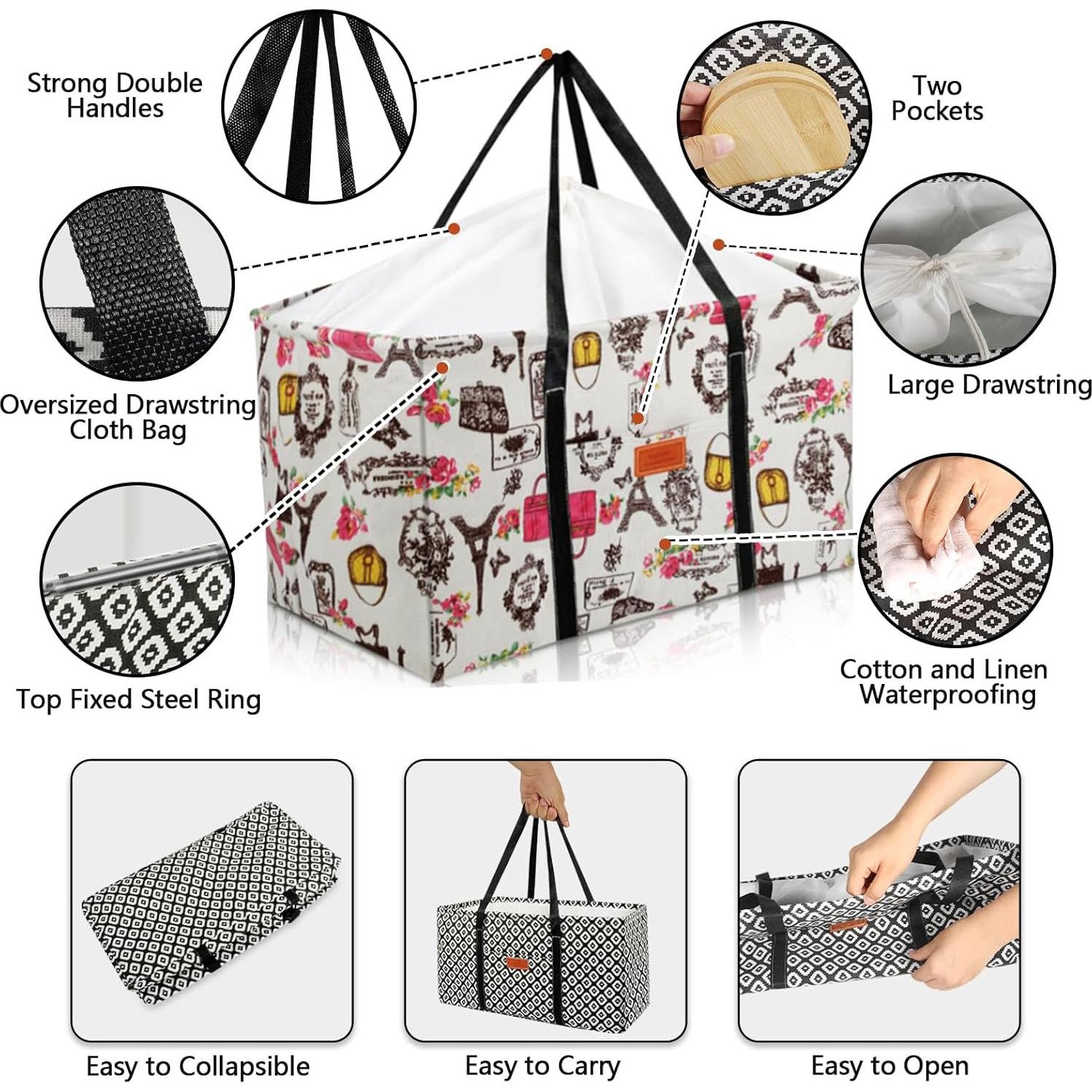 Organizador de Maletero de Coche RoyBoder 70L Impermeable Colapsable