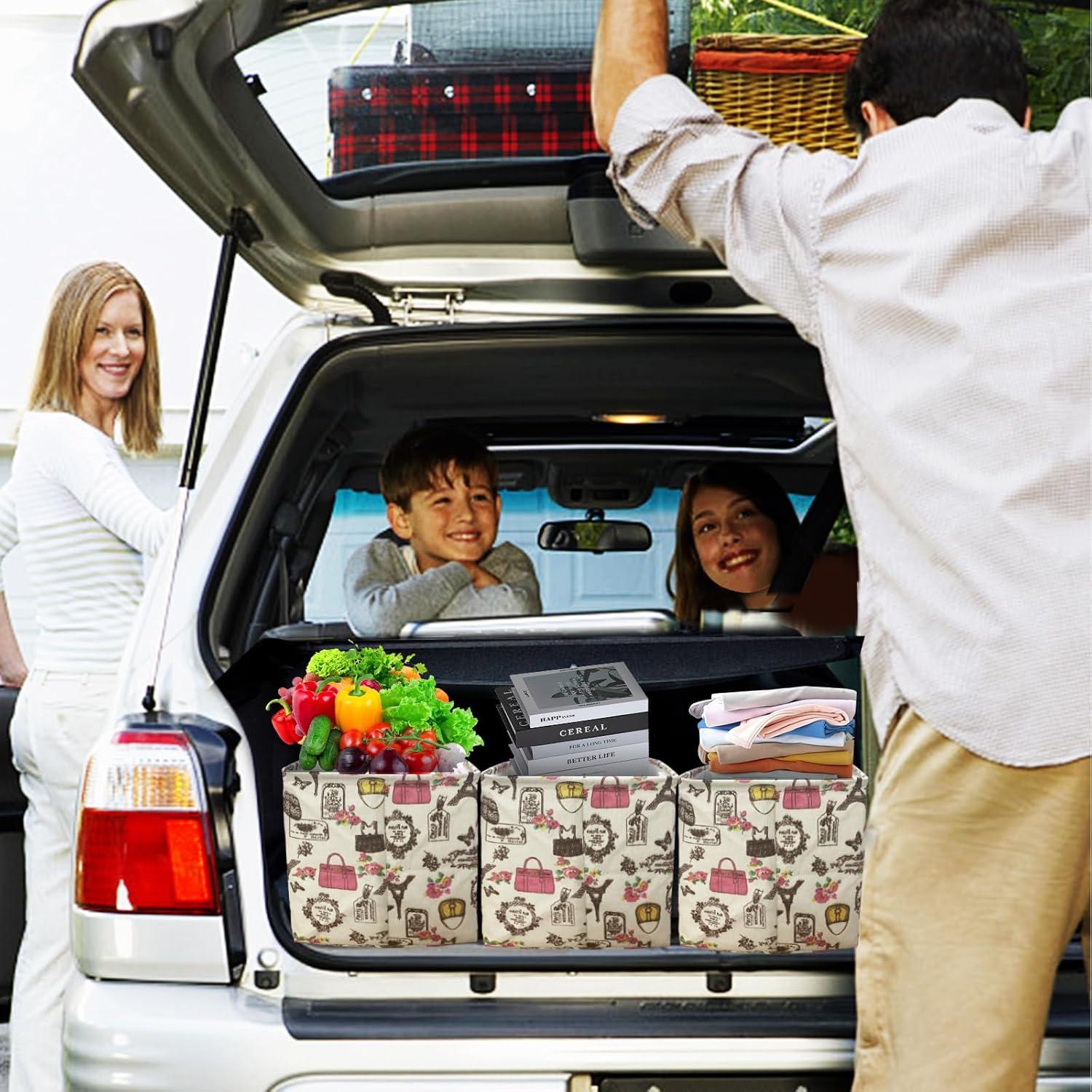 Organizador de Maletero de Coche RoyBoder 70L Impermeable Colapsable