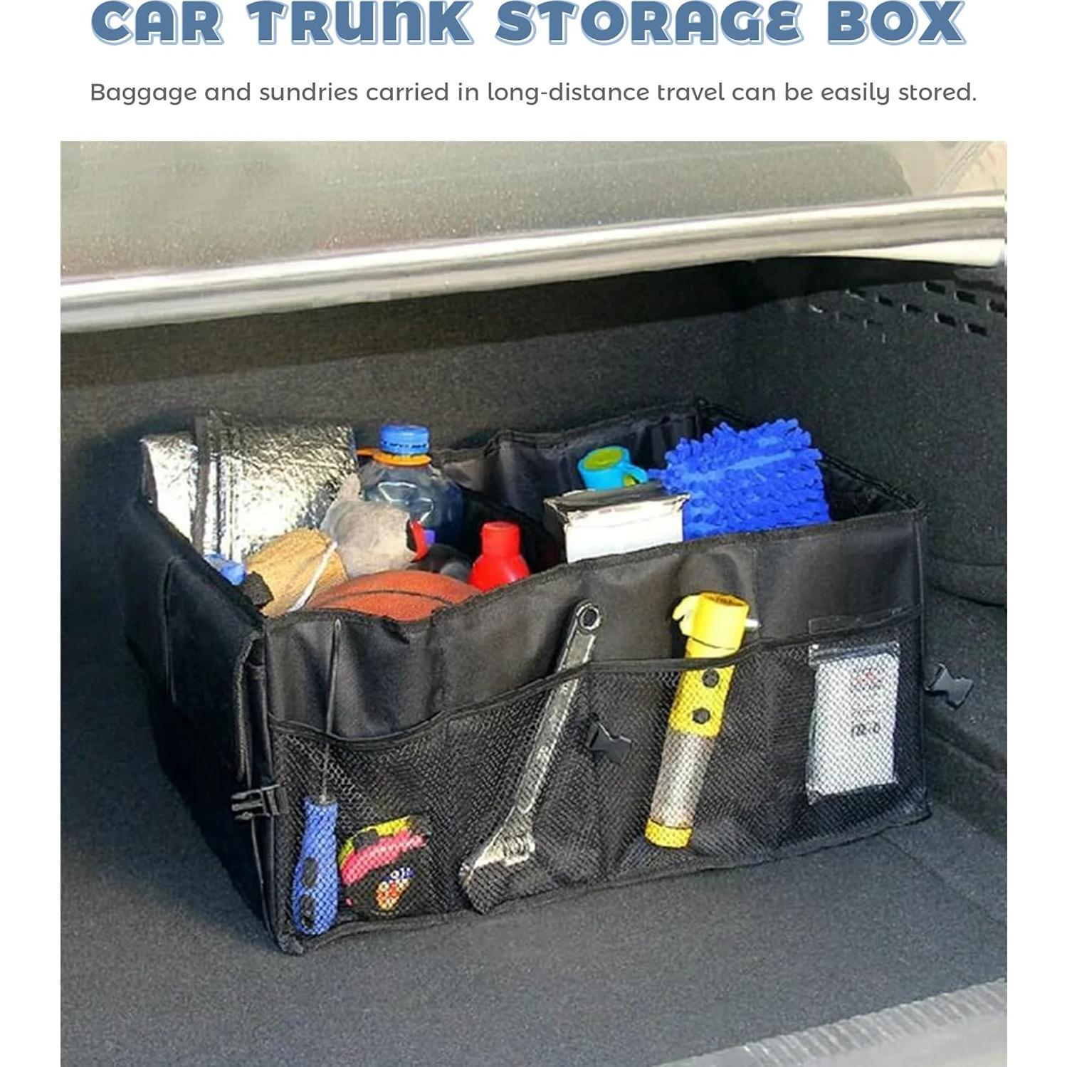 Organizador de Maletero de Coche UNLRAE 2891CWX001 Plegable 56x40x26cm