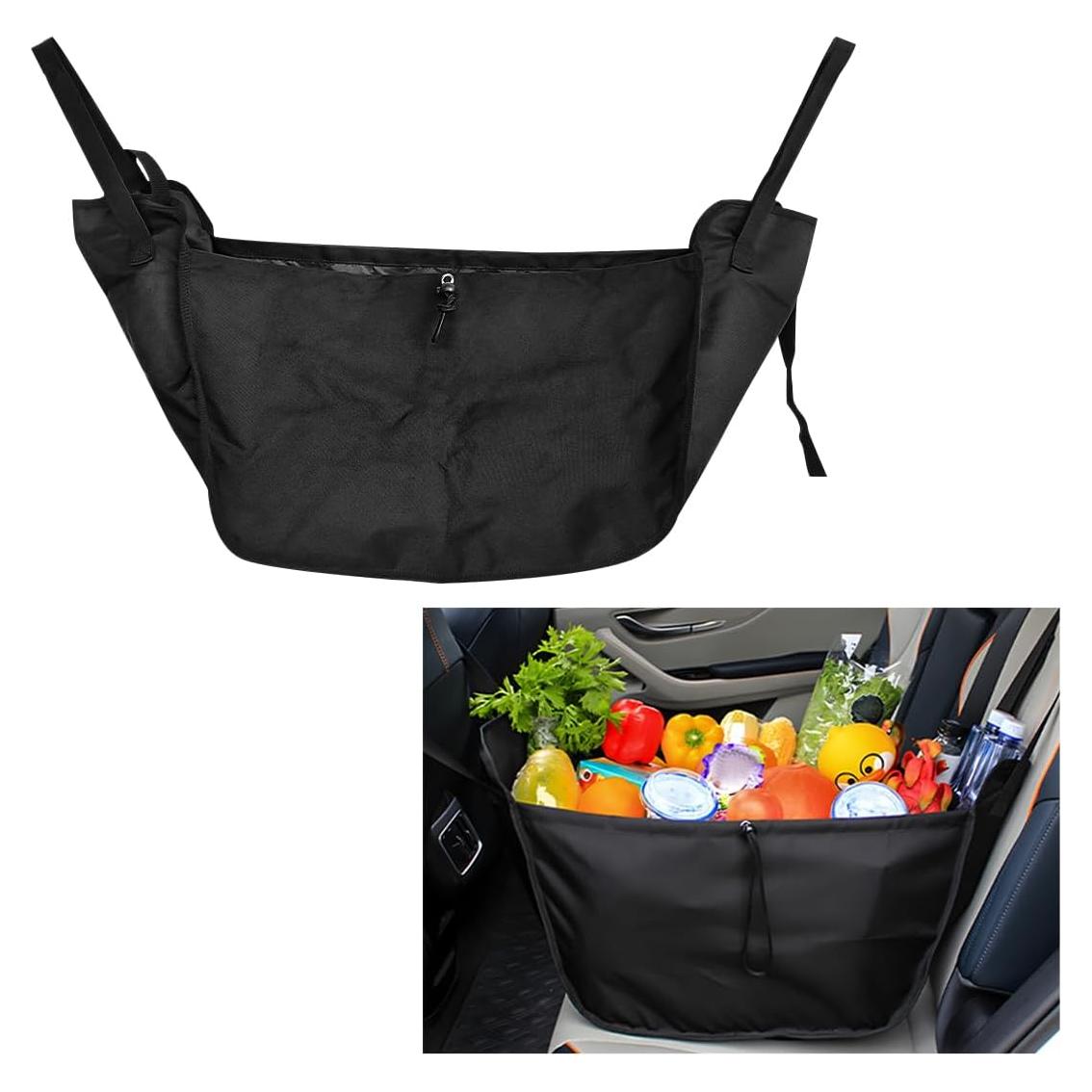 Bolsa Organizadora de Asiento de Coche Povtii - Tela Oxford Negra