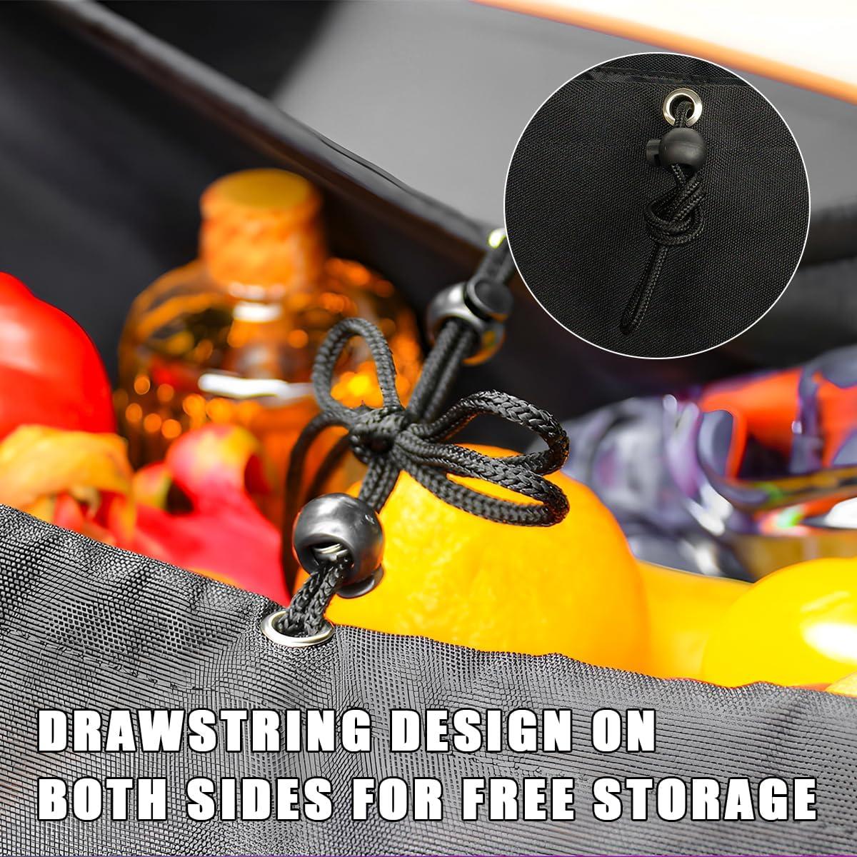 Bolsa Organizadora de Asiento de Coche Povtii - Tela Oxford Negra