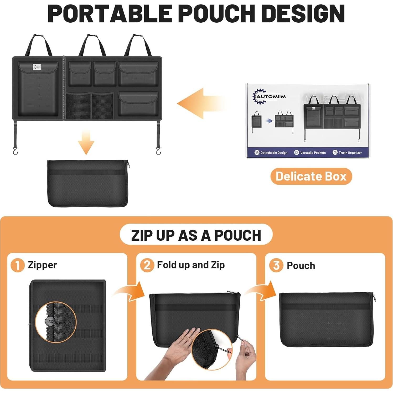 Organizador de Maletero Colgante Automiim 7 Compartimentos