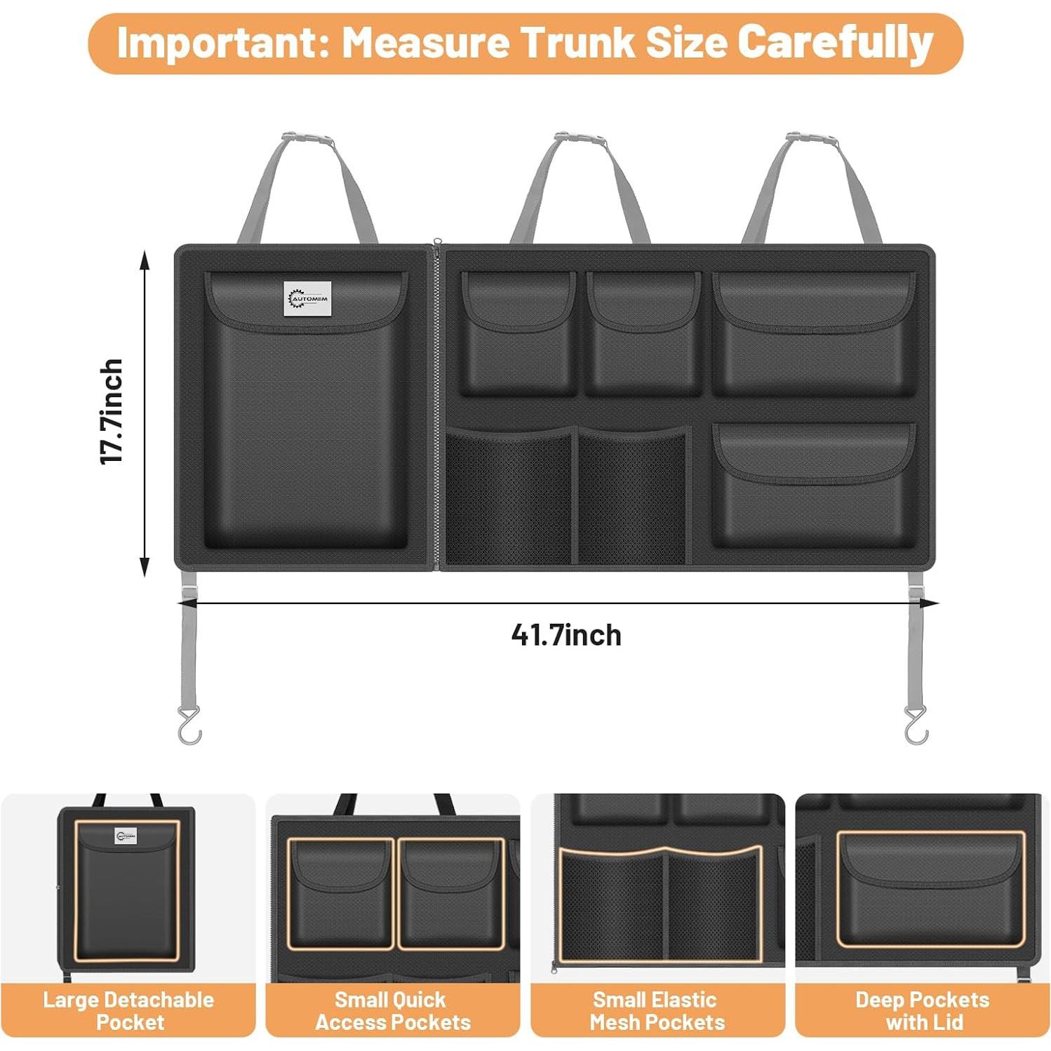 Organizador de Maletero Colgante Automiim 7 Compartimentos