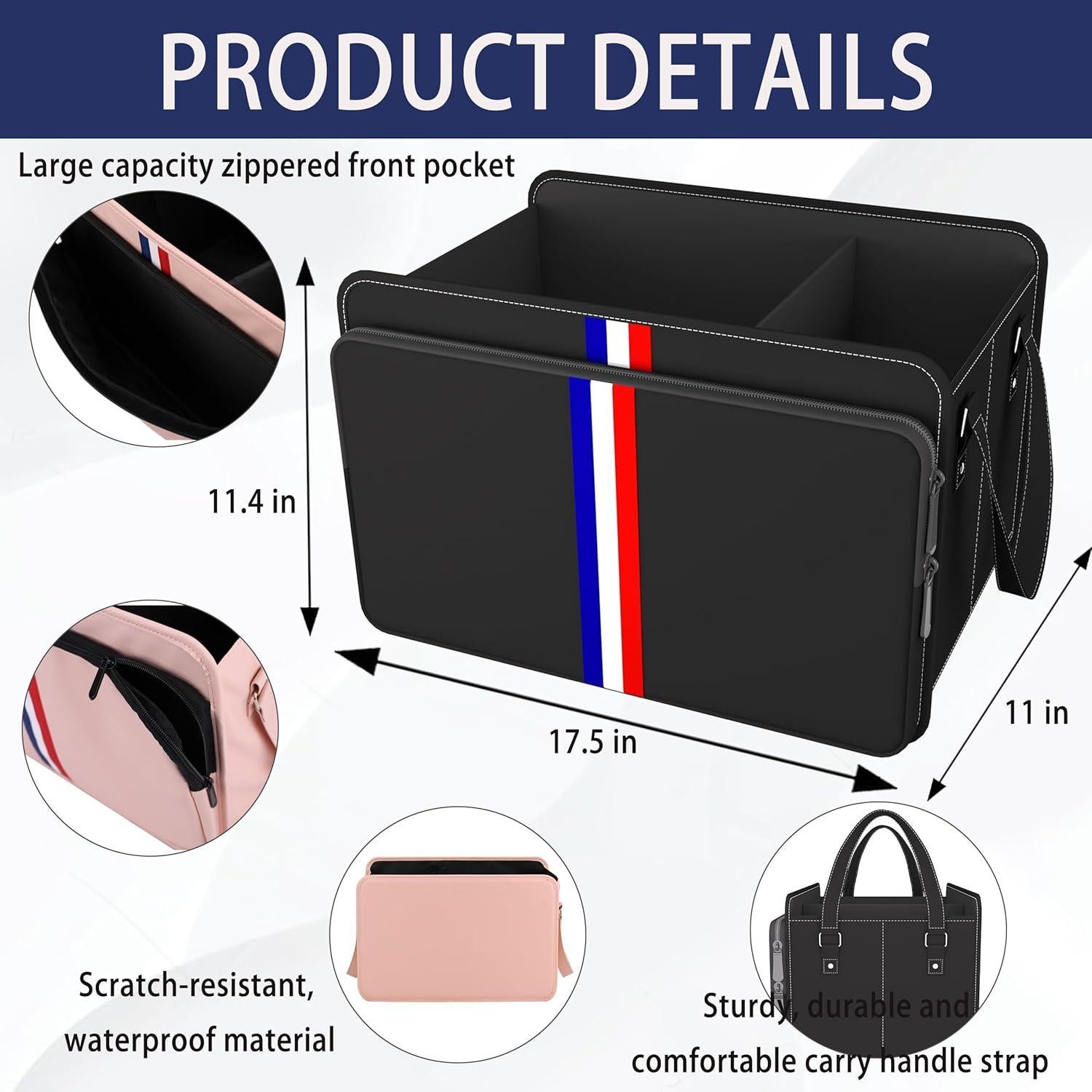 Organizador de Maletero Homeve Impermeable Plegable 3 Compartimentos