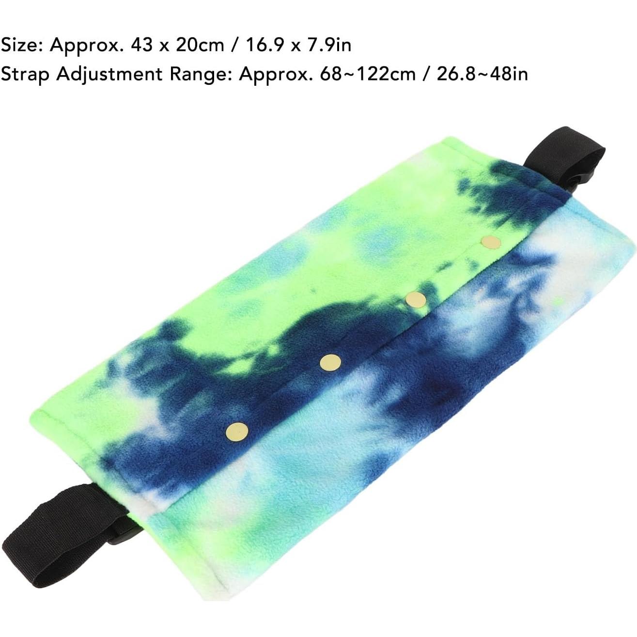 Transportador de Reptiles HEEPDD 43x20cm Verde Azul con Correa Ajustable