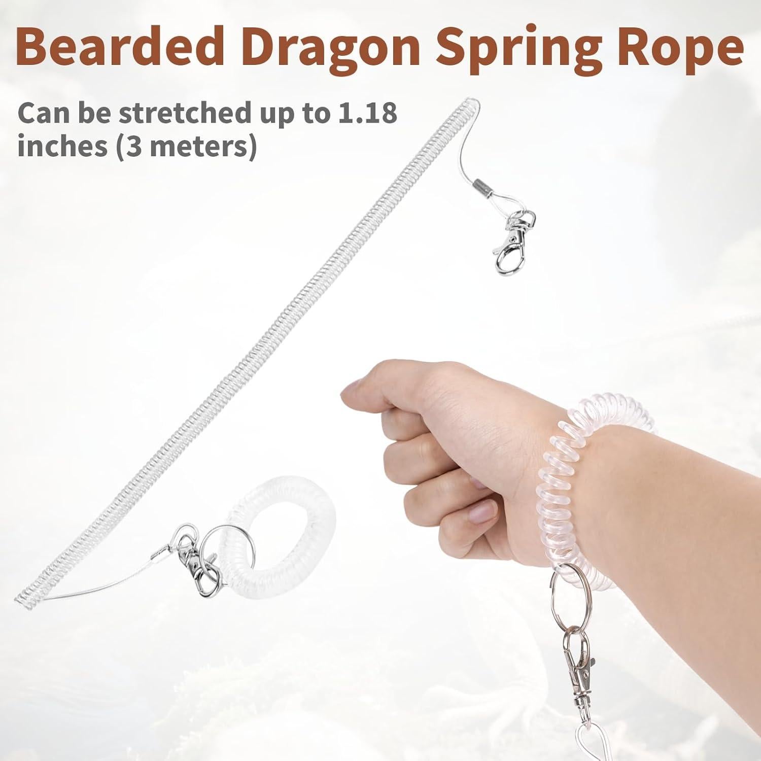 Conjunto de Arnés y Correa Ajustable para Reptiles xieketn