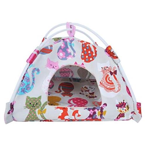 Hamaca Colgante para Aves Petall Azul Mediano - Casa para Loros