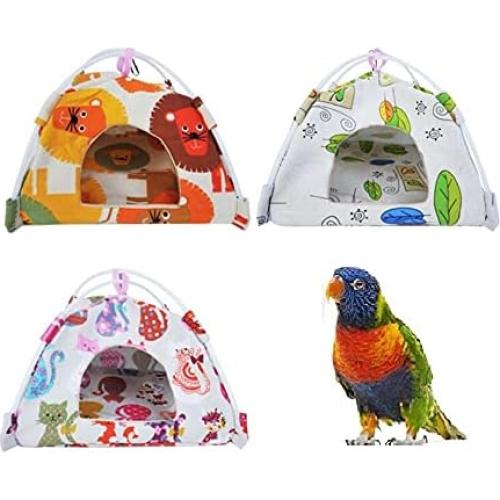 Hamaca Colgante para Aves Petall Azul Mediano - Casa para Loros