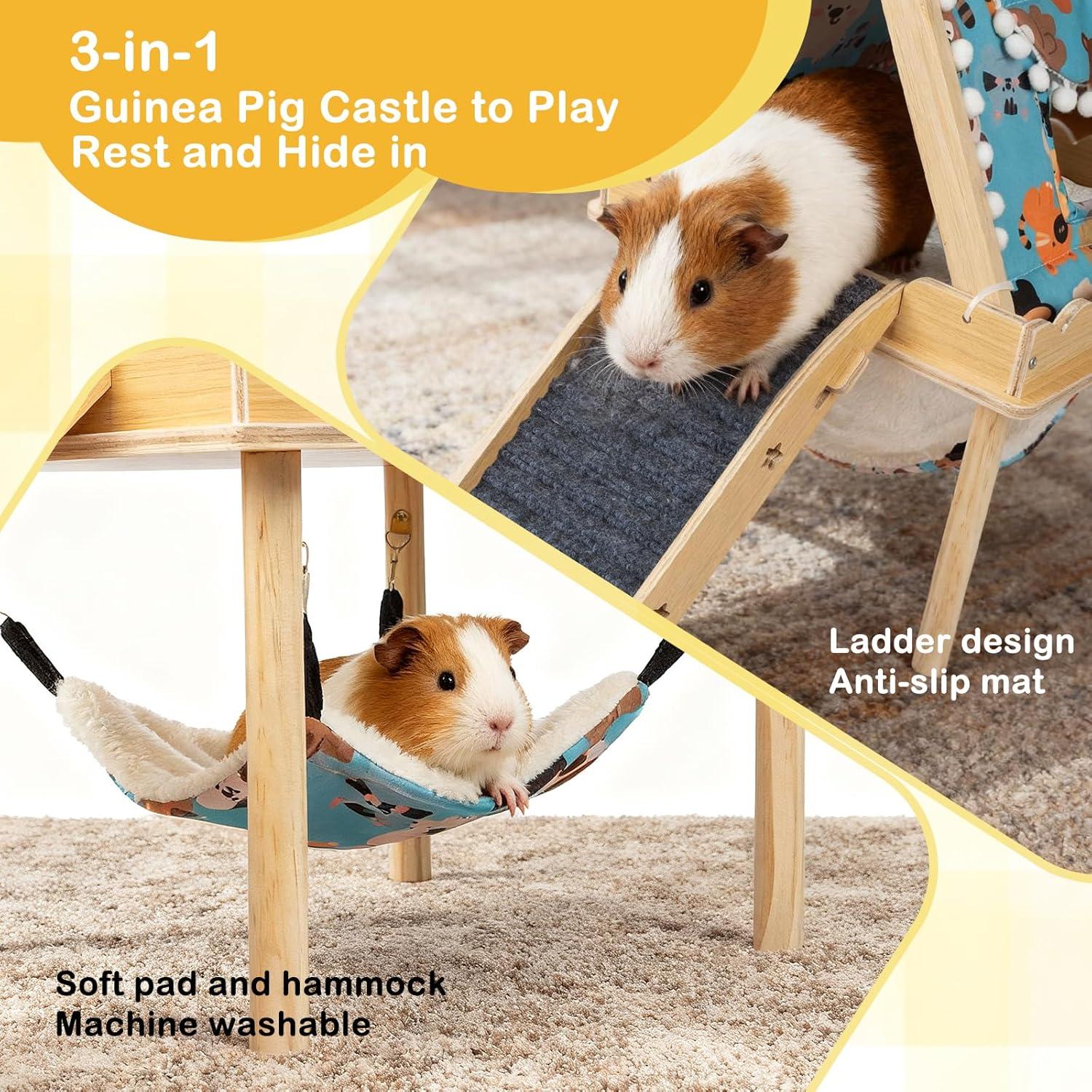 Hamaca Grande Orekemo para Cobayas y Hámsters 2 Niveles