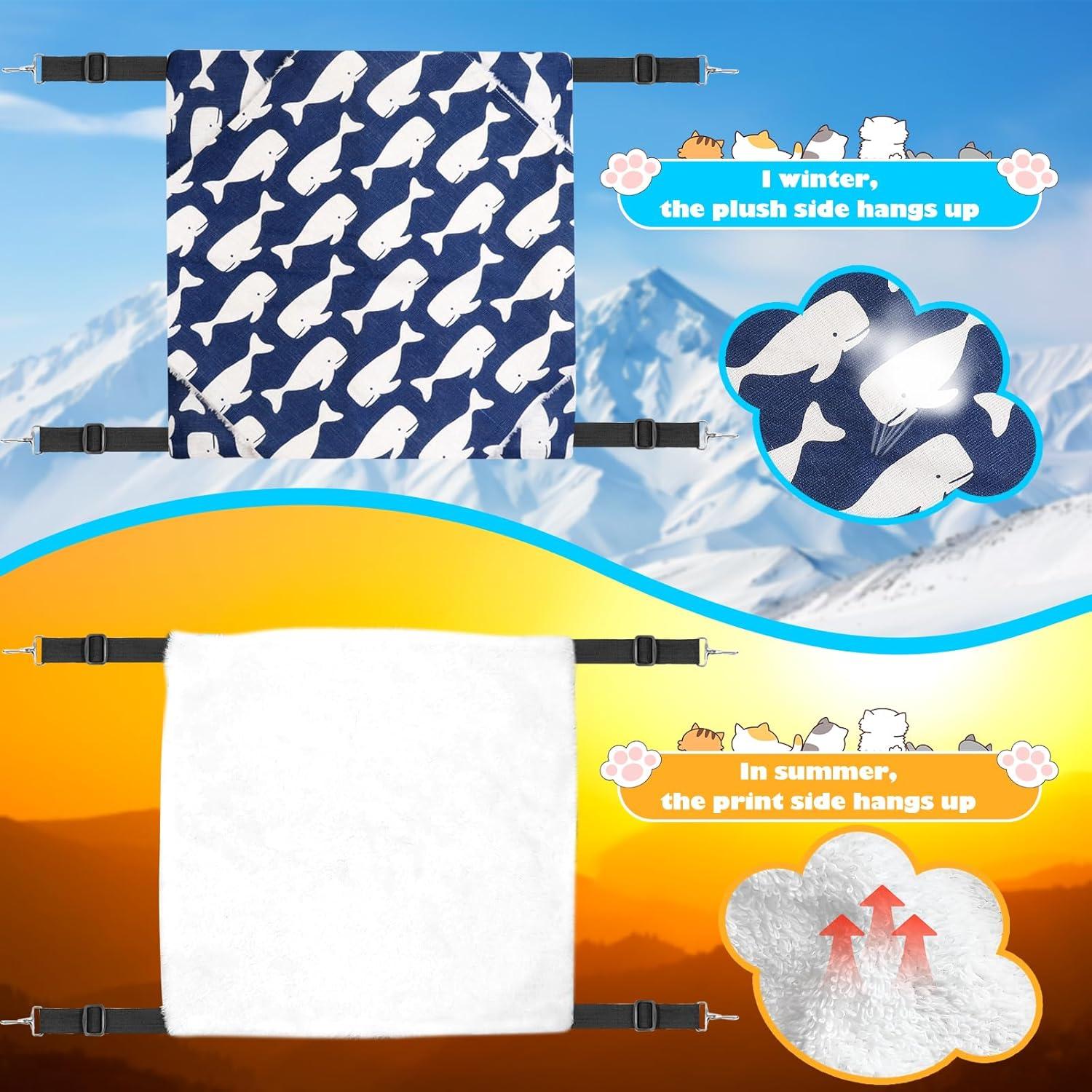 Hamaca para Gato Tribu Mengbei 47x47cm con Correa Ajustable