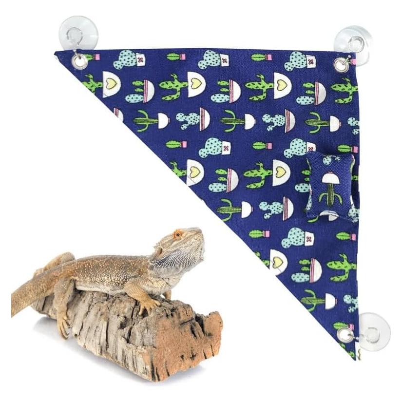 Hamaca Colgante para Reptiles HOKABLE Azul 33x33 cm