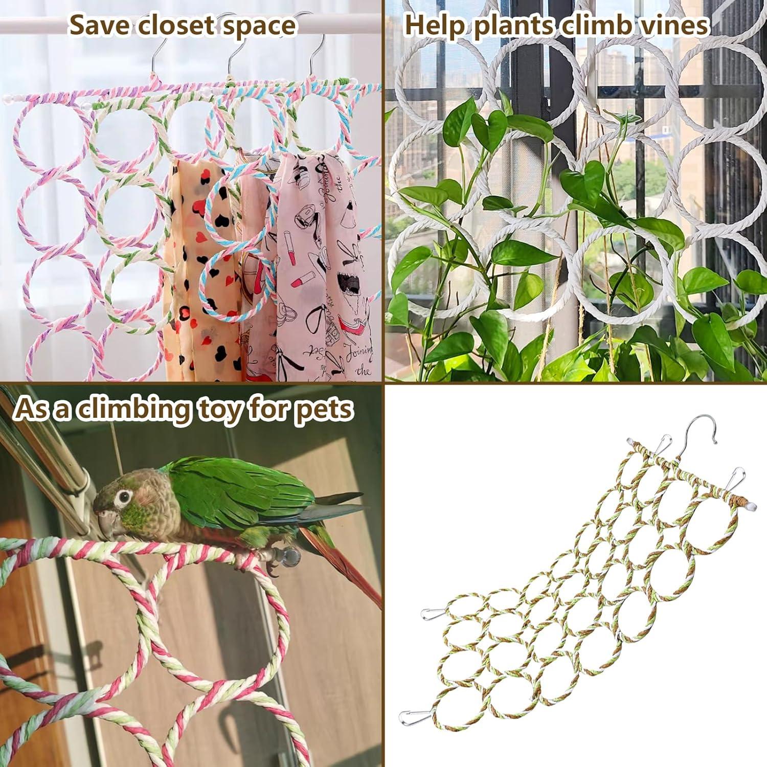 Red de Escalada para Pájaros Hamiledyi 35x60 cm 2 Pcs