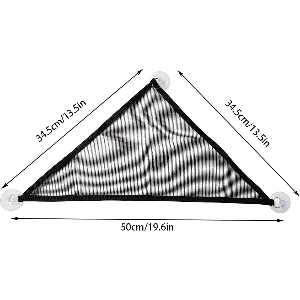 Hamaca para Reptiles Zhuohai 2 Pcs Malla Transpirable Negra