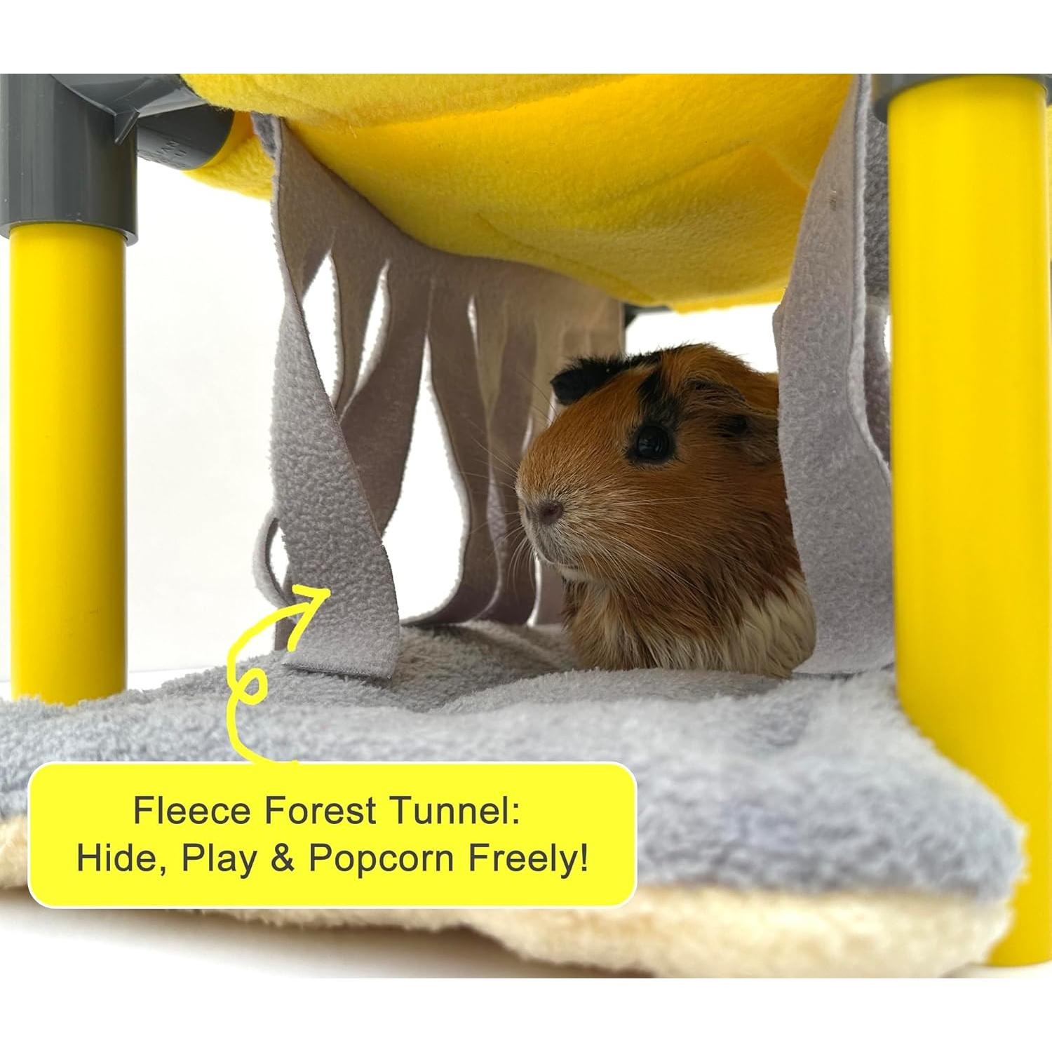 Cama de dos niveles Dozzopet para cobayas y pequeños animales